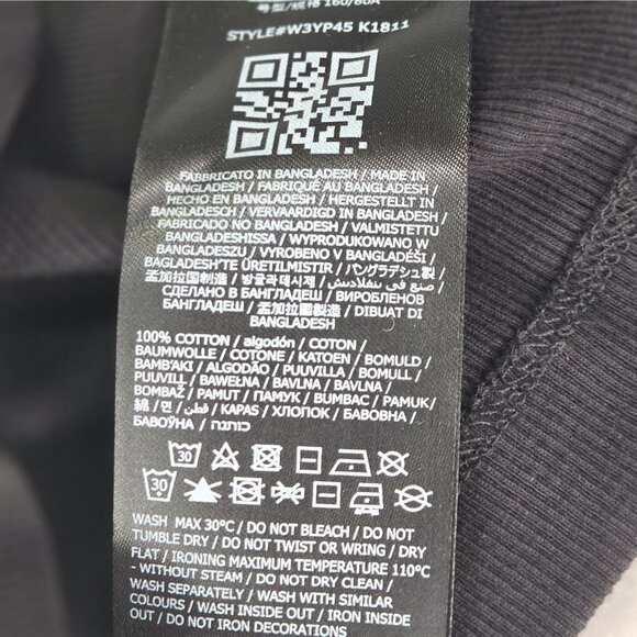 NWT Guess Women's Ribbed Crop Top with Logo Black - Picture 4 of 6